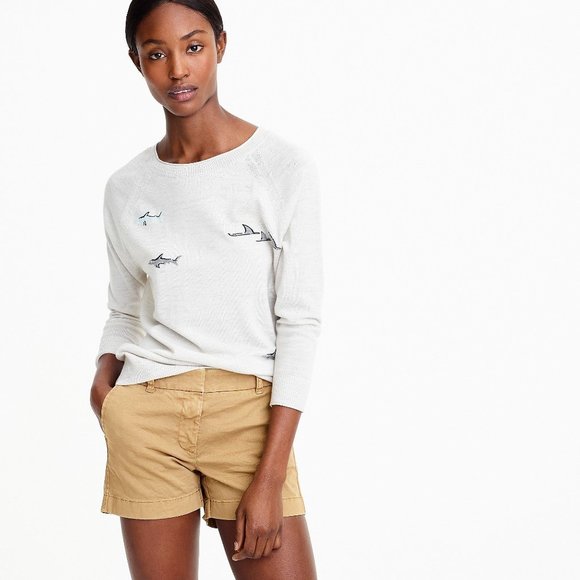 J. Crew Sweaters - J. Crew Merino Wool Shark Sweater Crewneck Small